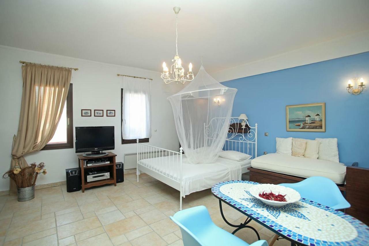 Beautiful Studio In Traditional Afytos Halkidiki-Uvc Sterilized Buitenkant foto