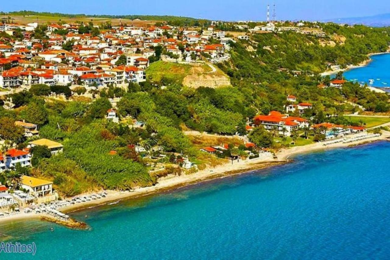 Beautiful Studio In Traditional Afytos Halkidiki-Uvc Sterilized Buitenkant foto