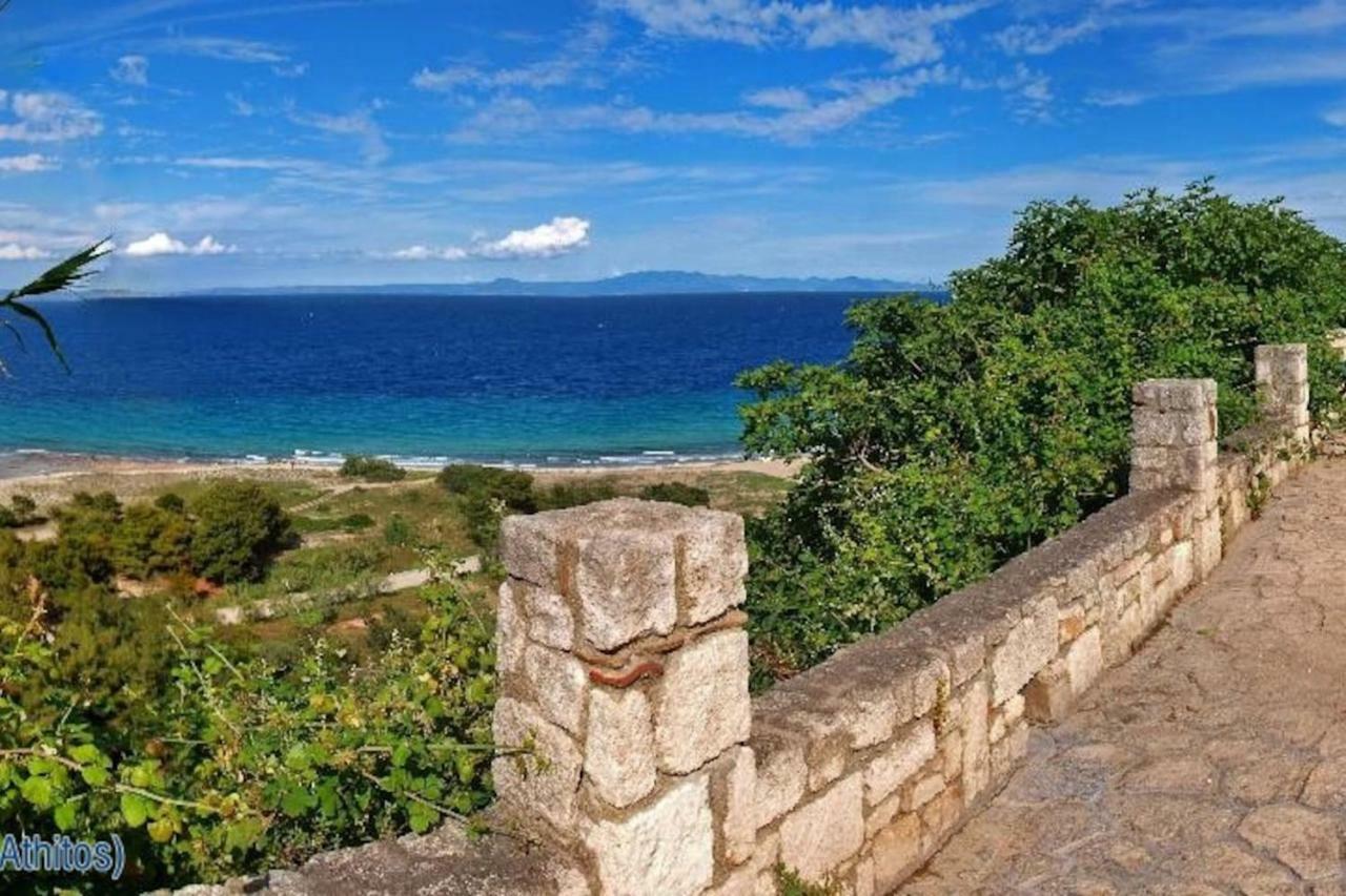 Beautiful Studio In Traditional Afytos Halkidiki-Uvc Sterilized Buitenkant foto