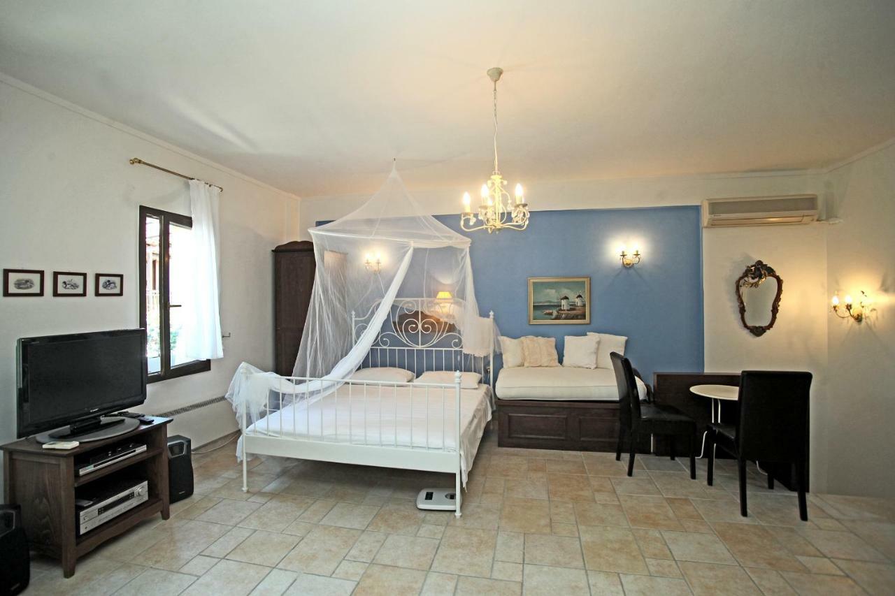Beautiful Studio In Traditional Afytos Halkidiki-Uvc Sterilized Buitenkant foto